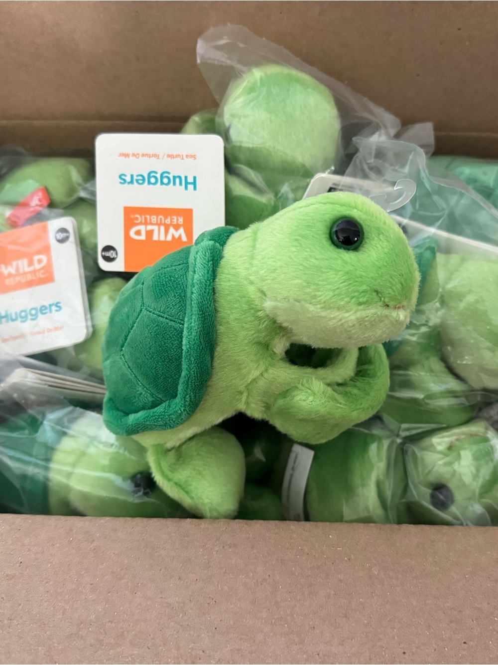 Wild Republic Huggers Sea Turtle Plush
